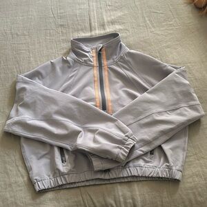 Free People Movement So Fly Half Zip Jacket in Purple Sz XS